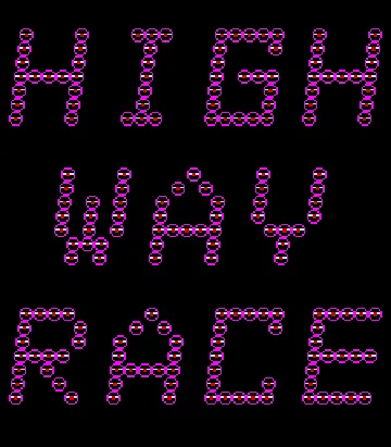 High Way Race screen shot title